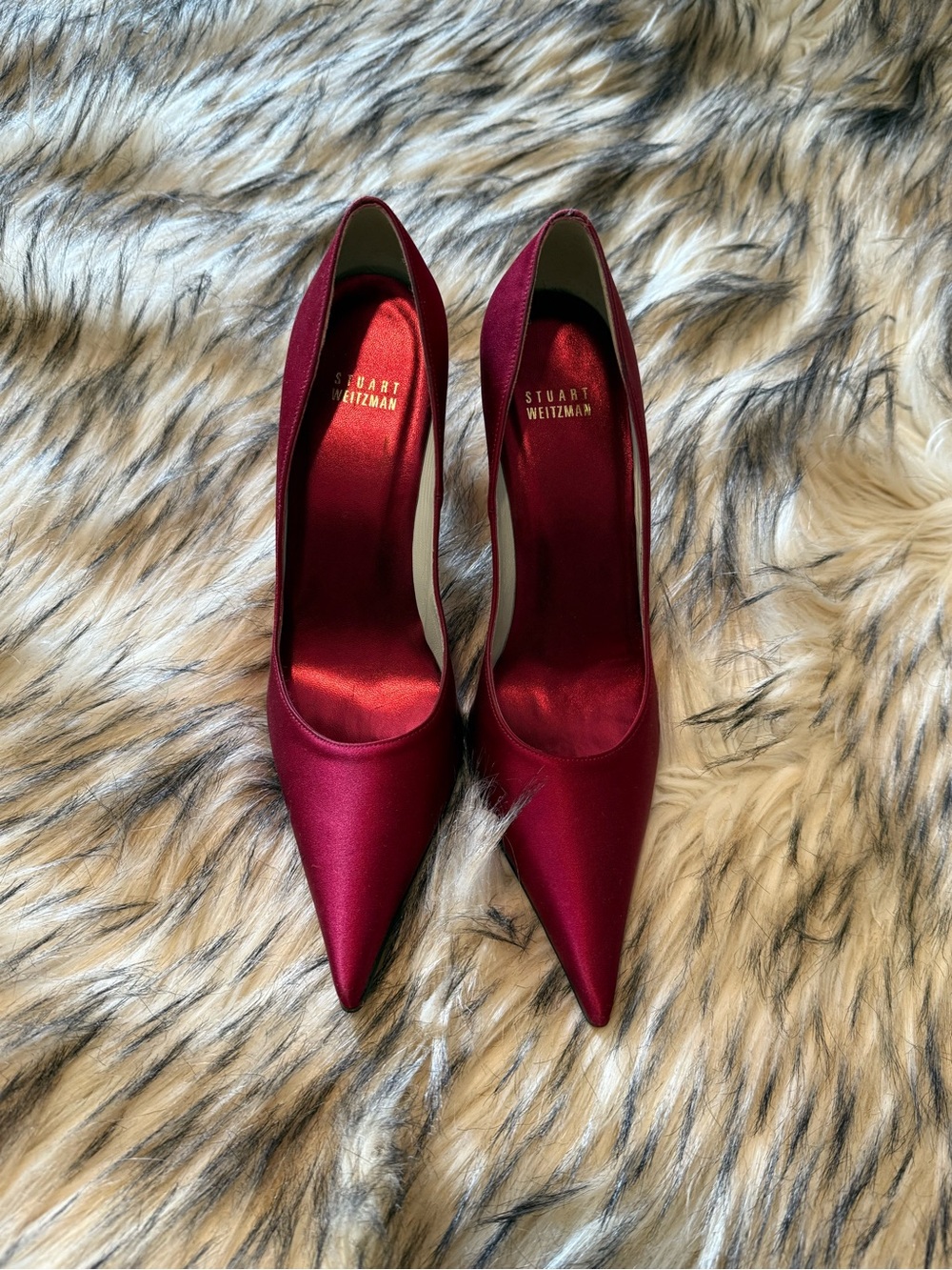 Stuart Weitzman Ruby and Silk heels pointed toe - Picture 8 of 11
